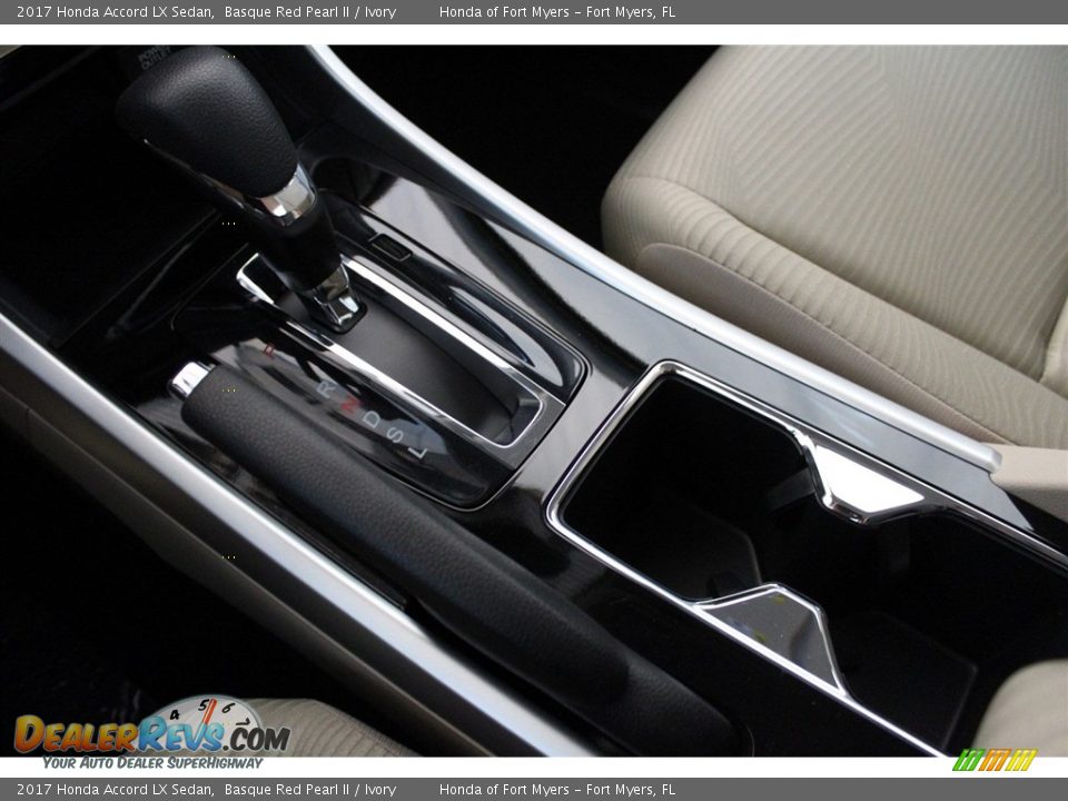 2017 Honda Accord LX Sedan Basque Red Pearl II / Ivory Photo #21