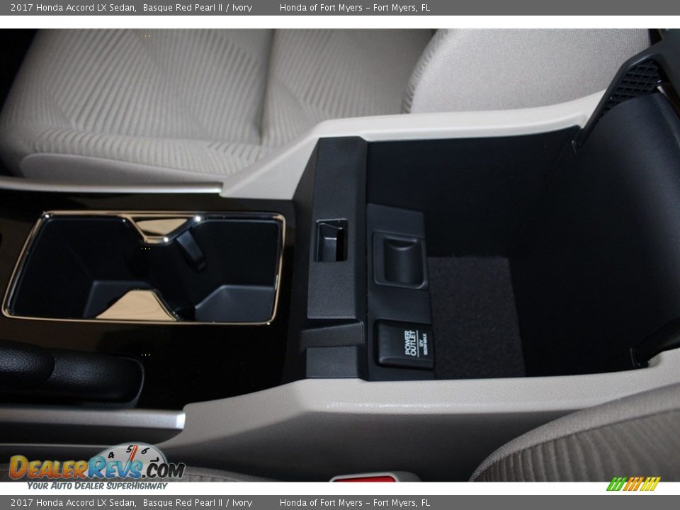2017 Honda Accord LX Sedan Basque Red Pearl II / Ivory Photo #22