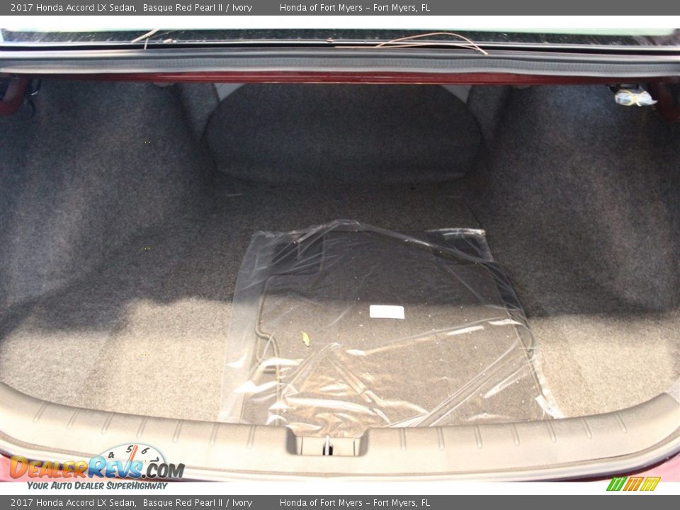 2017 Honda Accord LX Sedan Basque Red Pearl II / Ivory Photo #25