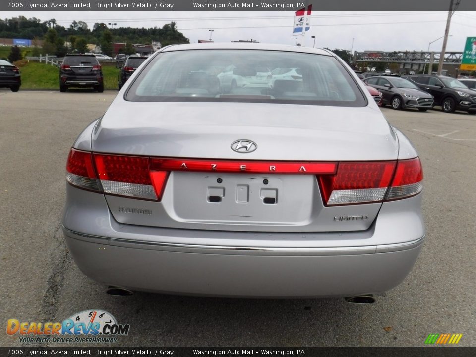 2006 Hyundai Azera Limited Bright Silver Metallic / Gray Photo #9
