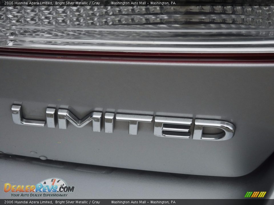 2006 Hyundai Azera Limited Bright Silver Metallic / Gray Photo #11