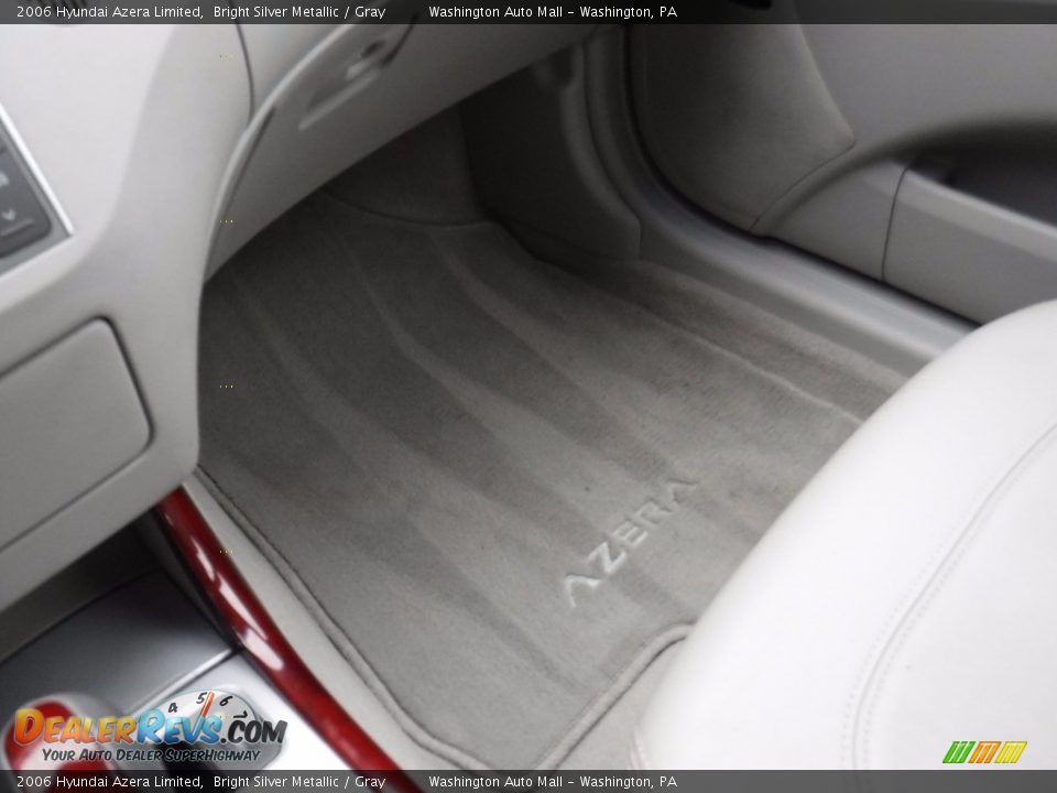 2006 Hyundai Azera Limited Bright Silver Metallic / Gray Photo #21