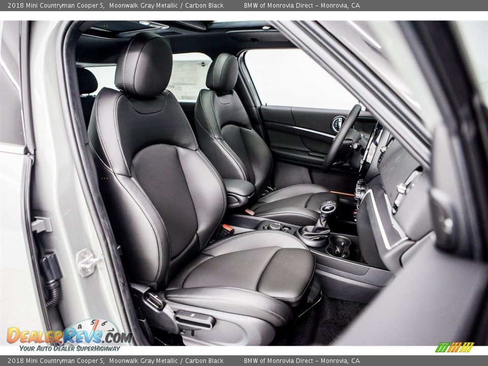 2018 Mini Countryman Cooper S Moonwalk Gray Metallic / Carbon Black Photo #2