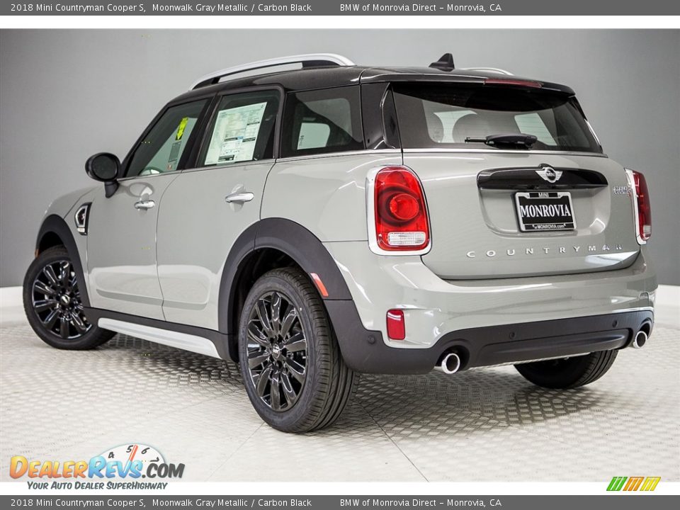 2018 Mini Countryman Cooper S Moonwalk Gray Metallic / Carbon Black Photo #3