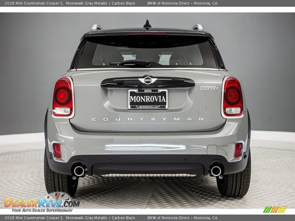 2018 Mini Countryman Cooper S Moonwalk Gray Metallic / Carbon Black Photo #4