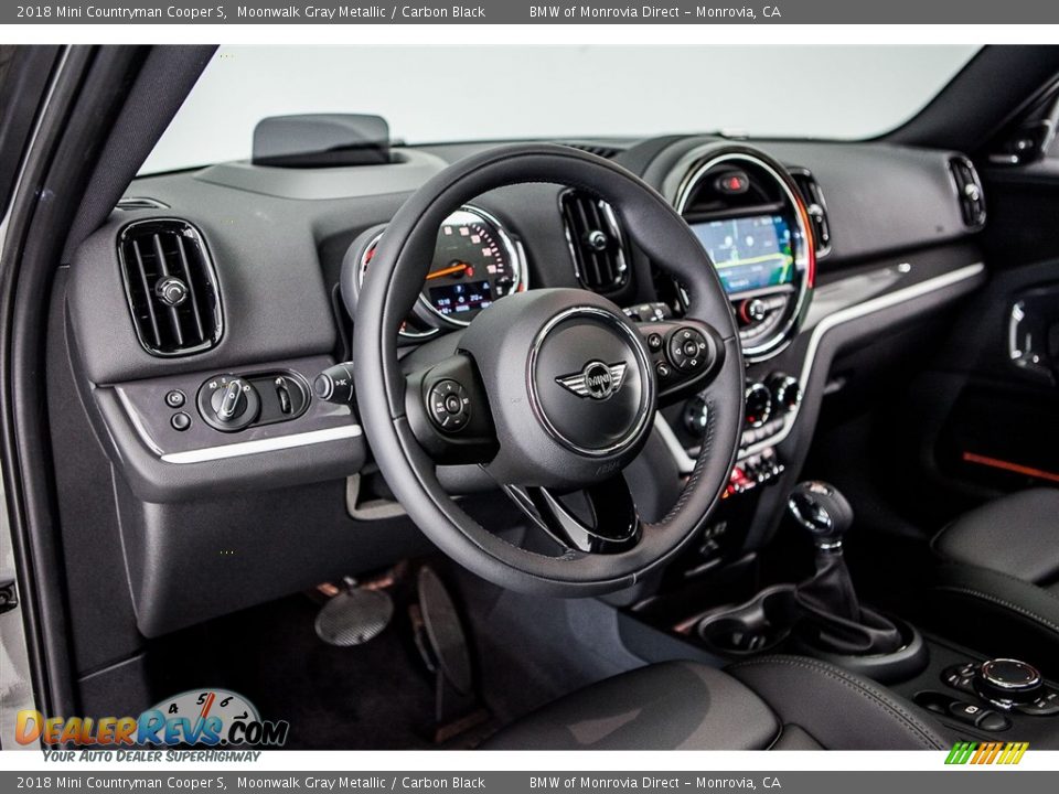2018 Mini Countryman Cooper S Moonwalk Gray Metallic / Carbon Black Photo #5