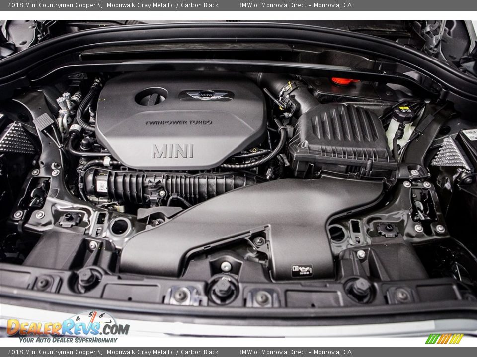 2018 Mini Countryman Cooper S Moonwalk Gray Metallic / Carbon Black Photo #8