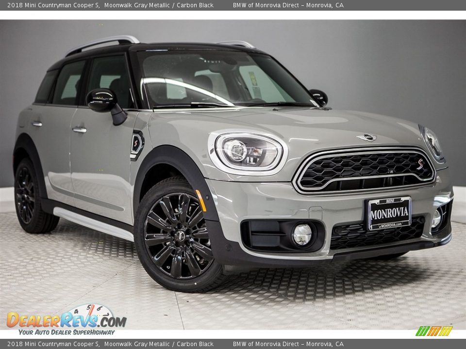 2018 Mini Countryman Cooper S Moonwalk Gray Metallic / Carbon Black Photo #12