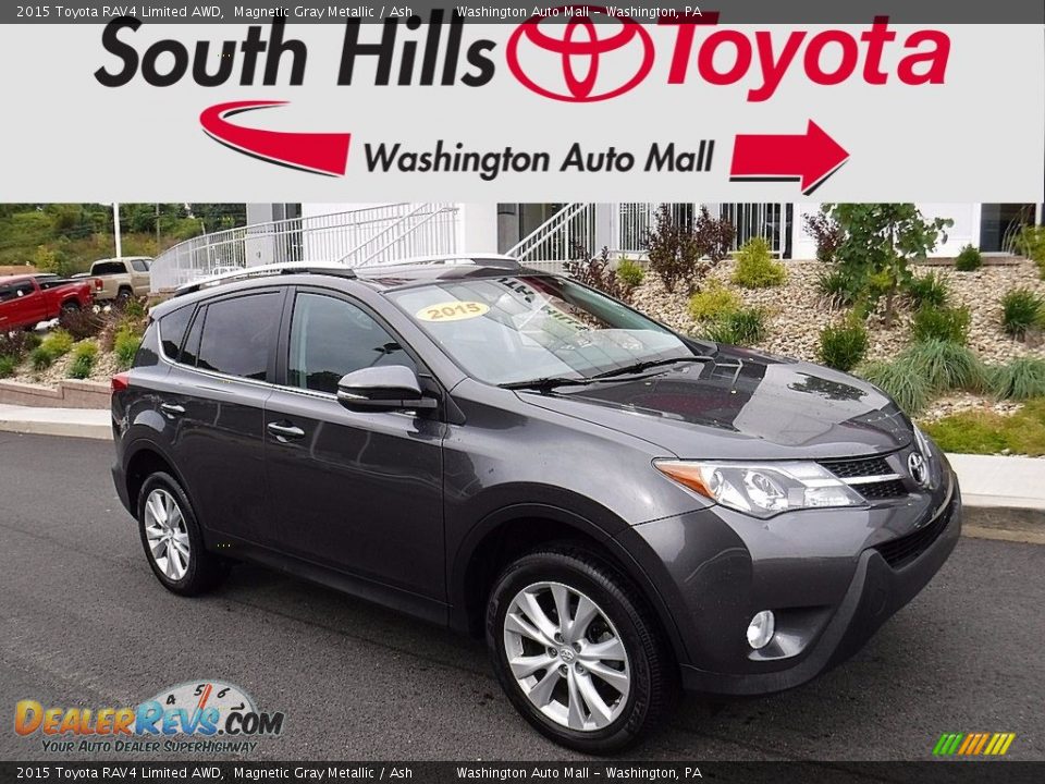 2015 Toyota RAV4 Limited AWD Magnetic Gray Metallic / Ash Photo #1