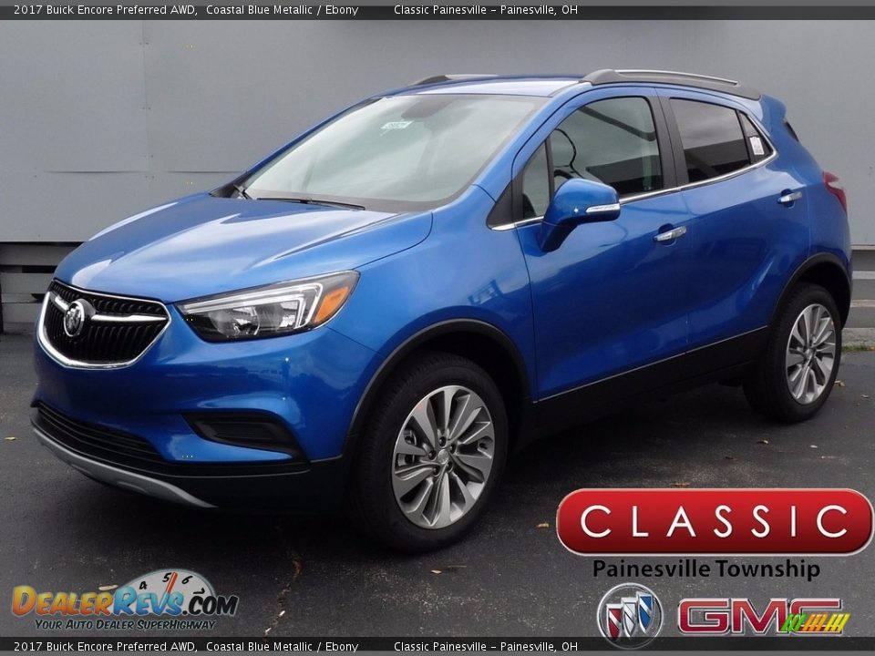 2017 Buick Encore Preferred AWD Coastal Blue Metallic / Ebony Photo #1