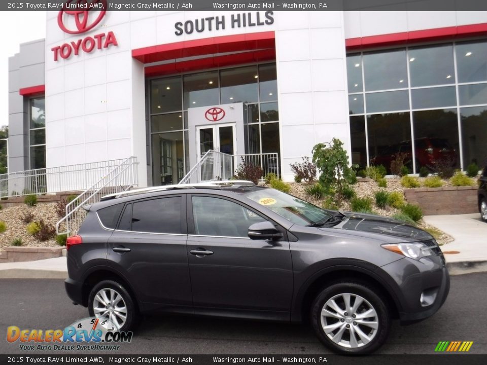 2015 Toyota RAV4 Limited AWD Magnetic Gray Metallic / Ash Photo #2