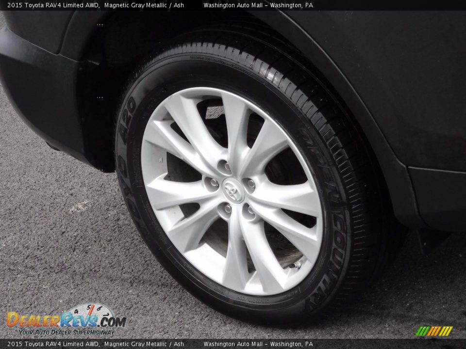 2015 Toyota RAV4 Limited AWD Magnetic Gray Metallic / Ash Photo #3