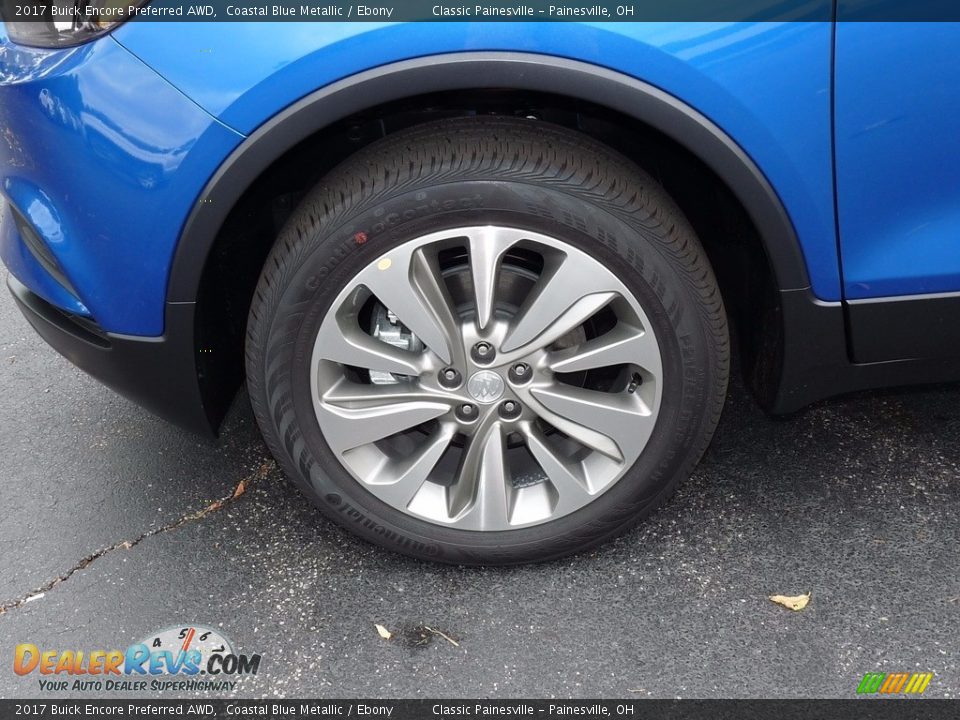 2017 Buick Encore Preferred AWD Coastal Blue Metallic / Ebony Photo #5
