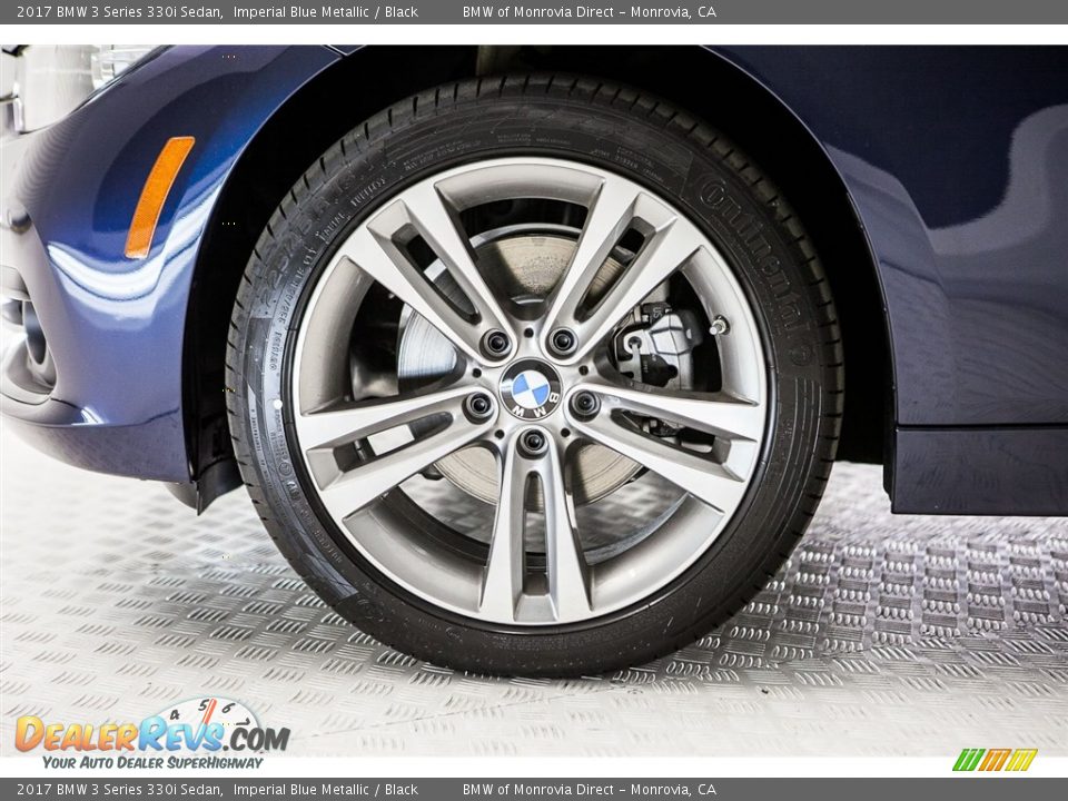 2017 BMW 3 Series 330i Sedan Imperial Blue Metallic / Black Photo #9