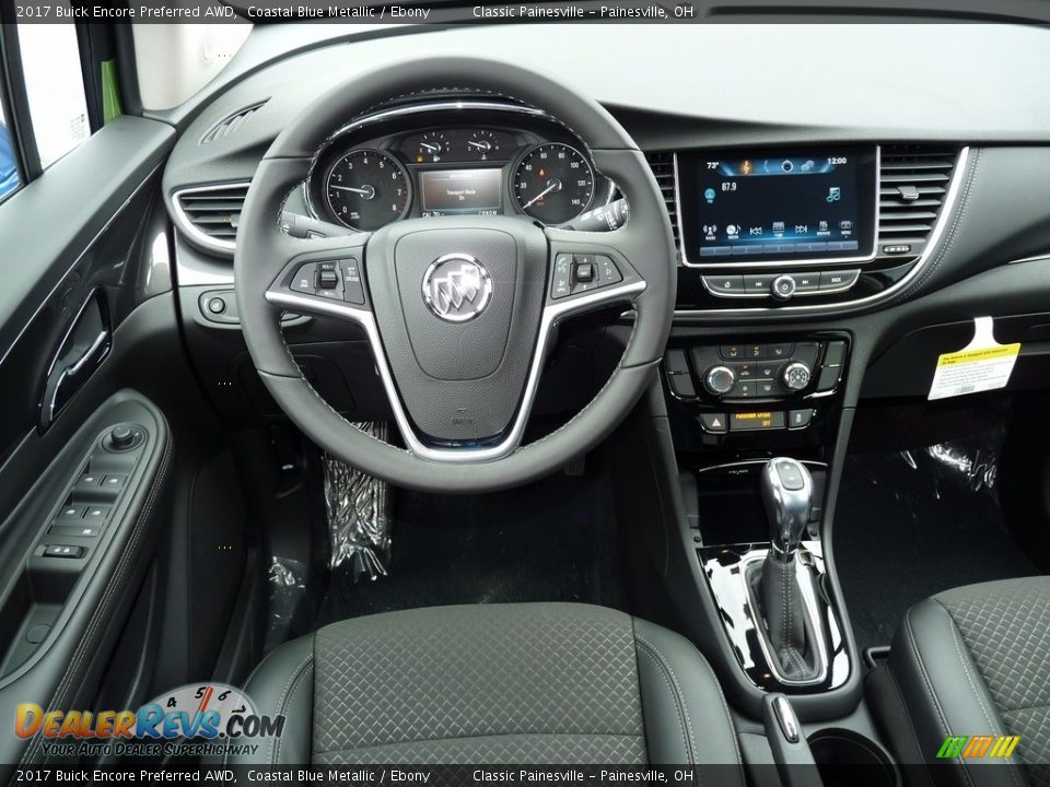 2017 Buick Encore Preferred AWD Coastal Blue Metallic / Ebony Photo #8