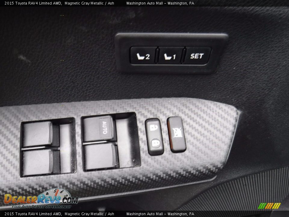 2015 Toyota RAV4 Limited AWD Magnetic Gray Metallic / Ash Photo #12