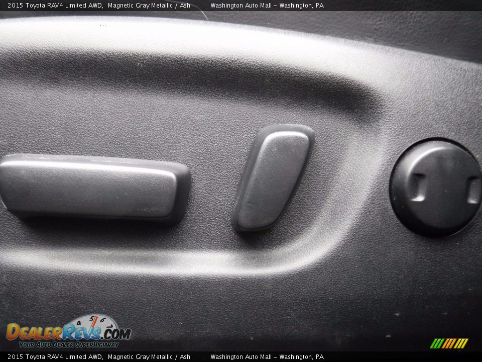 2015 Toyota RAV4 Limited AWD Magnetic Gray Metallic / Ash Photo #16