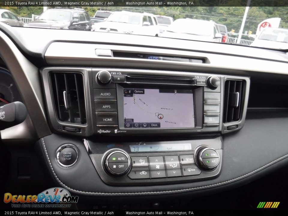 2015 Toyota RAV4 Limited AWD Magnetic Gray Metallic / Ash Photo #17