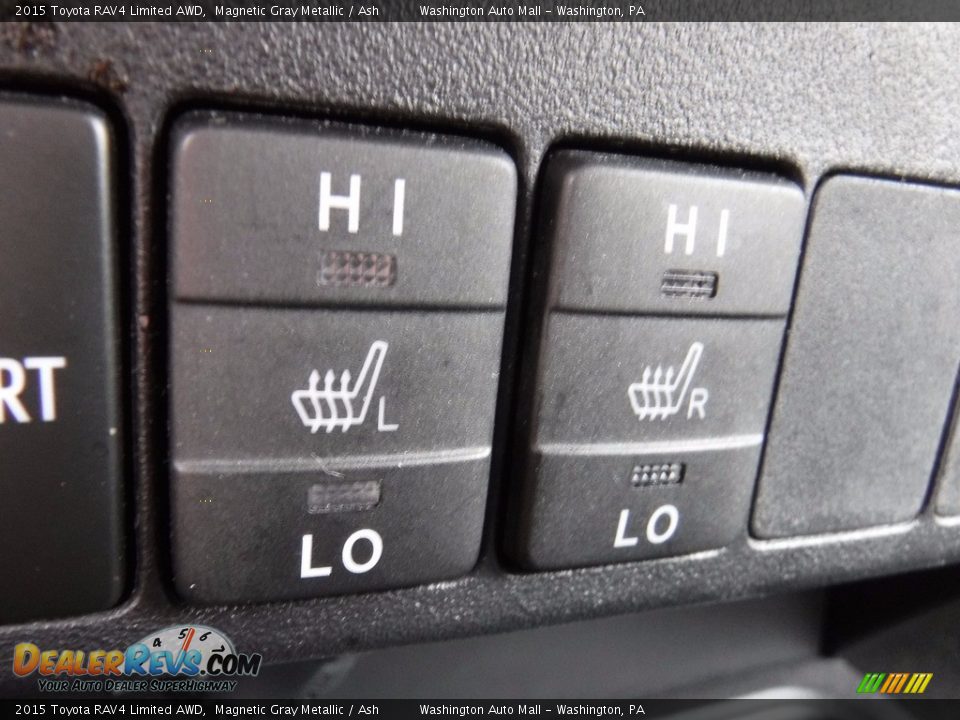 2015 Toyota RAV4 Limited AWD Magnetic Gray Metallic / Ash Photo #19