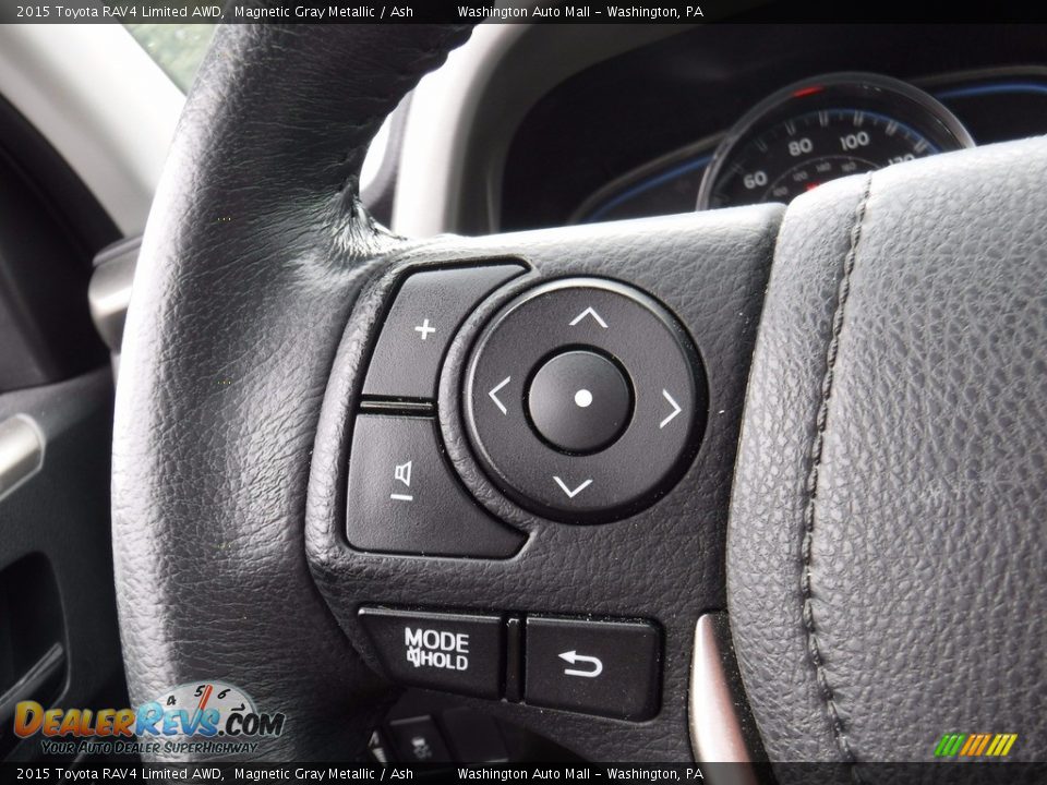 2015 Toyota RAV4 Limited AWD Magnetic Gray Metallic / Ash Photo #21