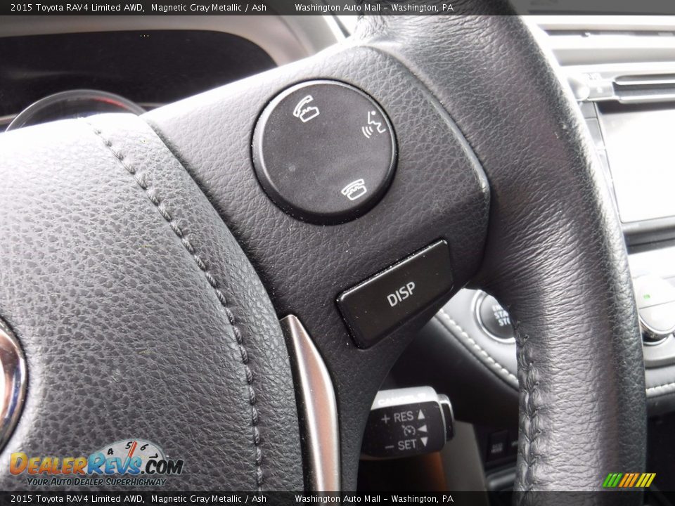 2015 Toyota RAV4 Limited AWD Magnetic Gray Metallic / Ash Photo #22