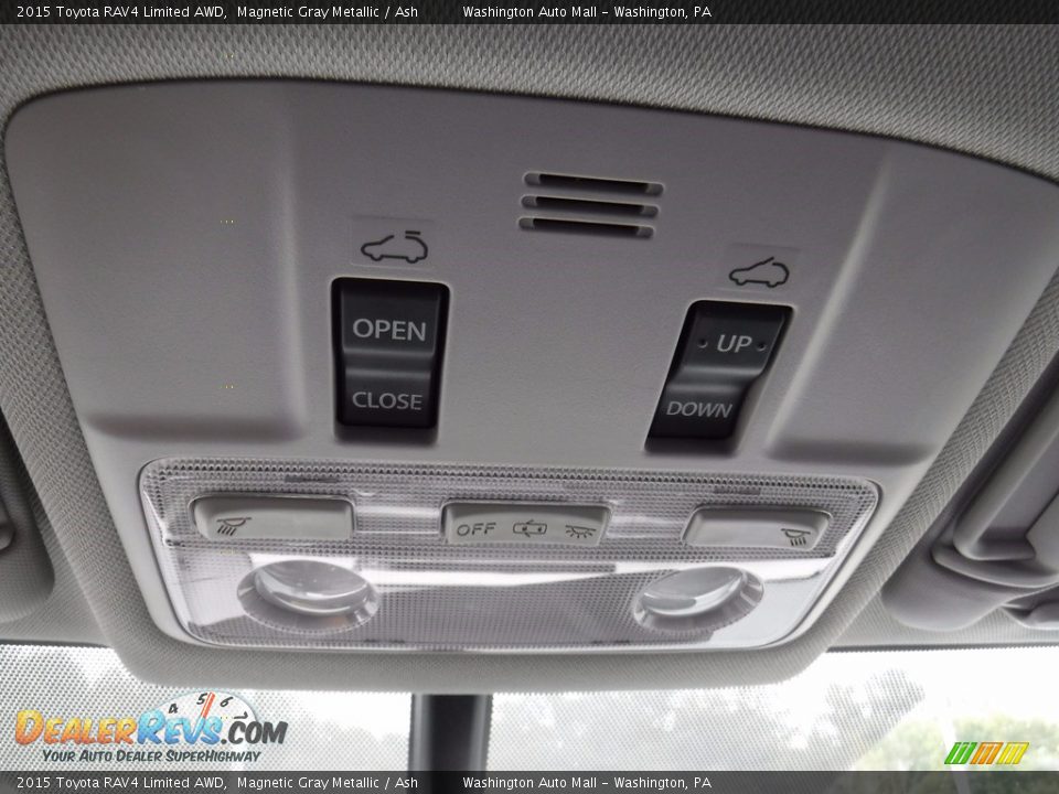 2015 Toyota RAV4 Limited AWD Magnetic Gray Metallic / Ash Photo #24