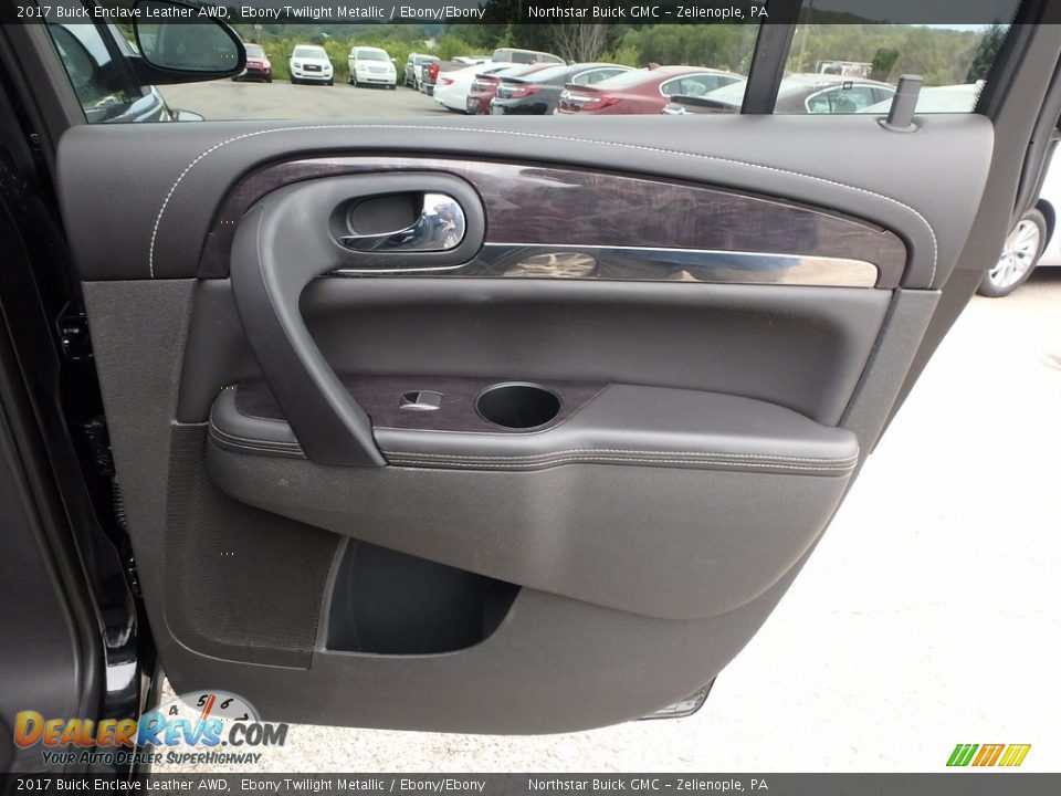 2017 Buick Enclave Leather AWD Ebony Twilight Metallic / Ebony/Ebony Photo #7