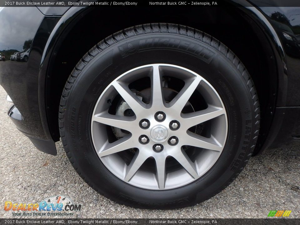 2017 Buick Enclave Leather AWD Ebony Twilight Metallic / Ebony/Ebony Photo #14