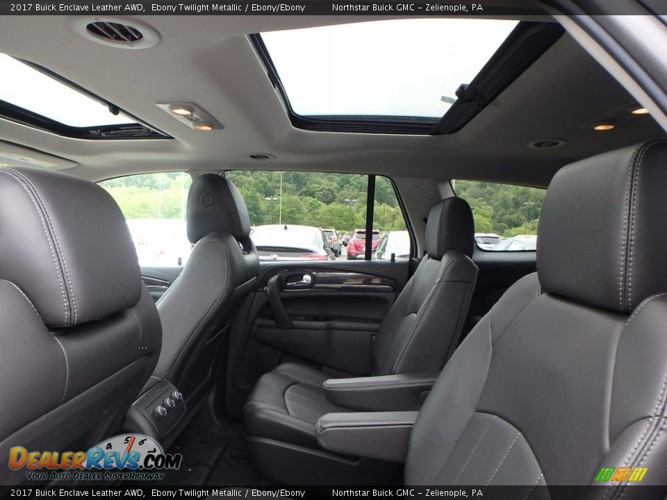 2017 Buick Enclave Leather AWD Ebony Twilight Metallic / Ebony/Ebony Photo #16