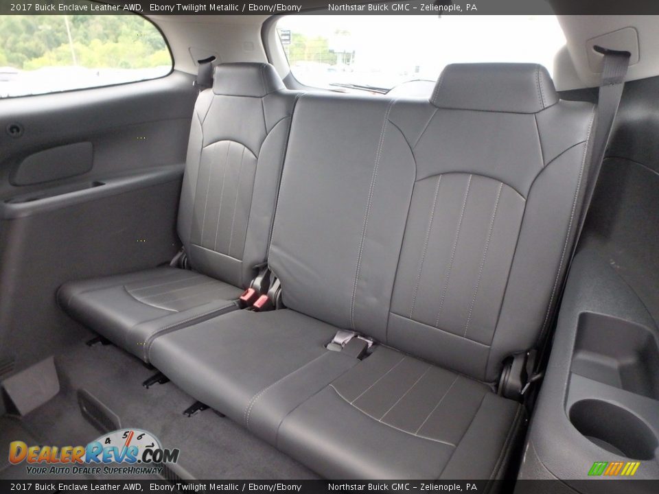 2017 Buick Enclave Leather AWD Ebony Twilight Metallic / Ebony/Ebony Photo #17
