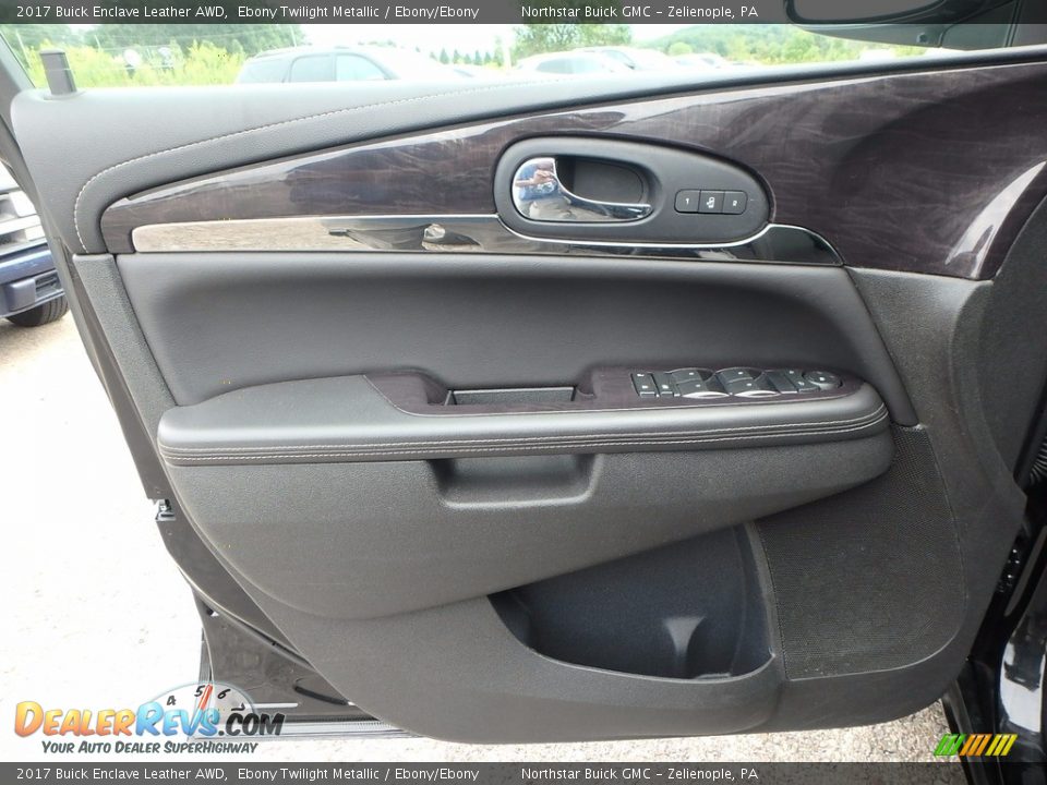 2017 Buick Enclave Leather AWD Ebony Twilight Metallic / Ebony/Ebony Photo #20