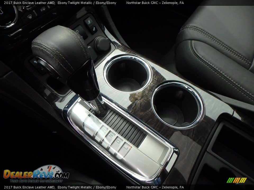 2017 Buick Enclave Leather AWD Ebony Twilight Metallic / Ebony/Ebony Photo #25
