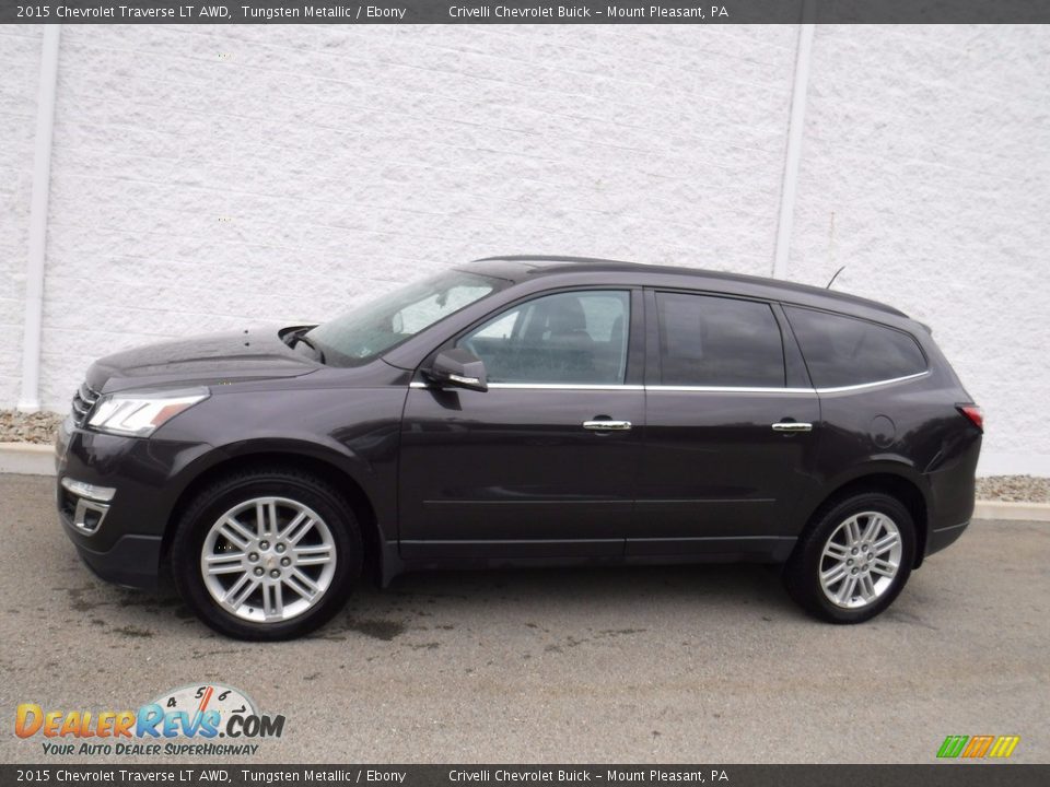 2015 Chevrolet Traverse LT AWD Tungsten Metallic / Ebony Photo #2