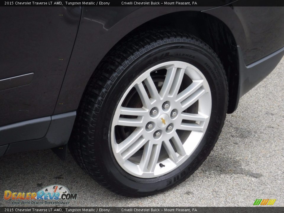 2015 Chevrolet Traverse LT AWD Tungsten Metallic / Ebony Photo #3