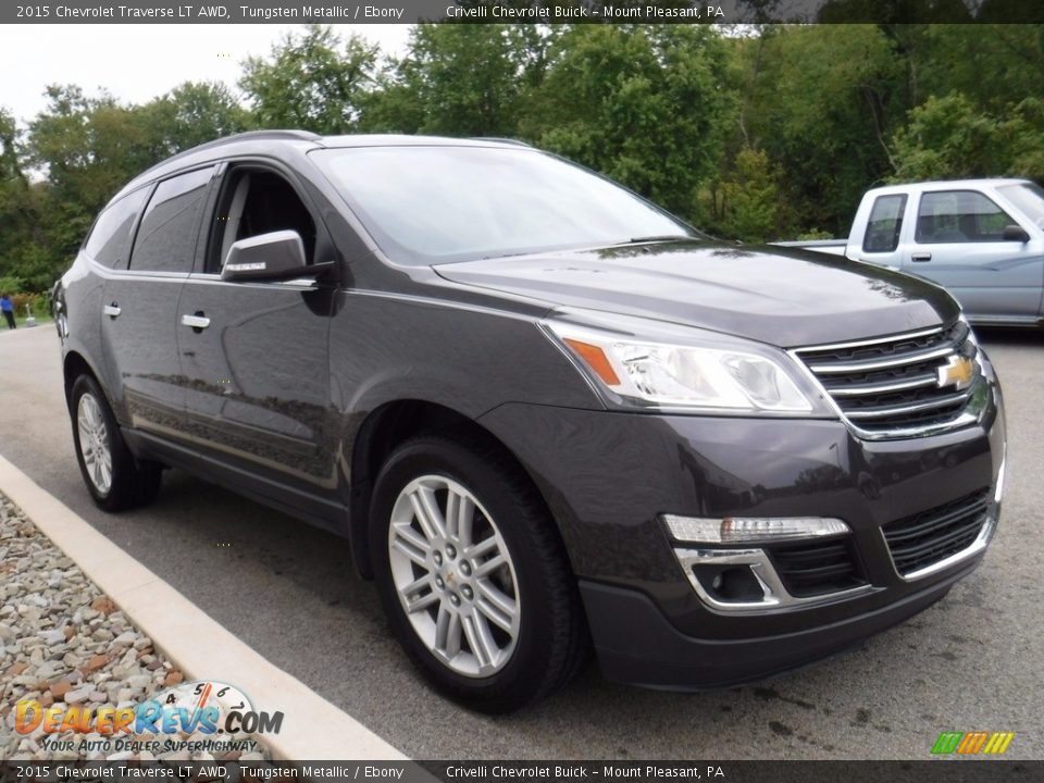 2015 Chevrolet Traverse LT AWD Tungsten Metallic / Ebony Photo #6