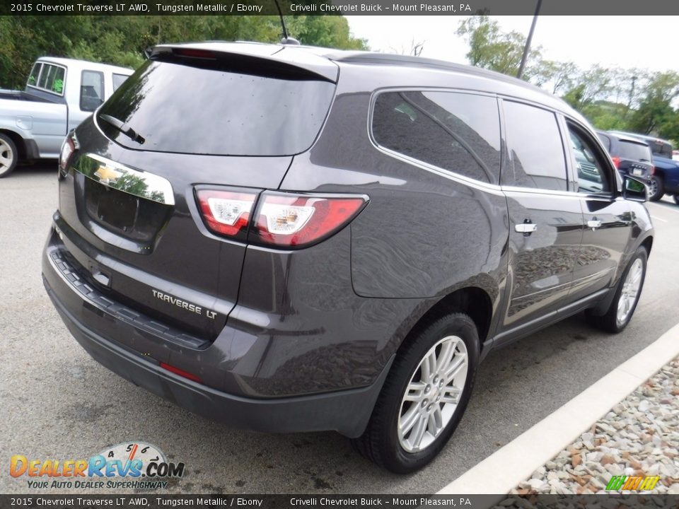 2015 Chevrolet Traverse LT AWD Tungsten Metallic / Ebony Photo #7