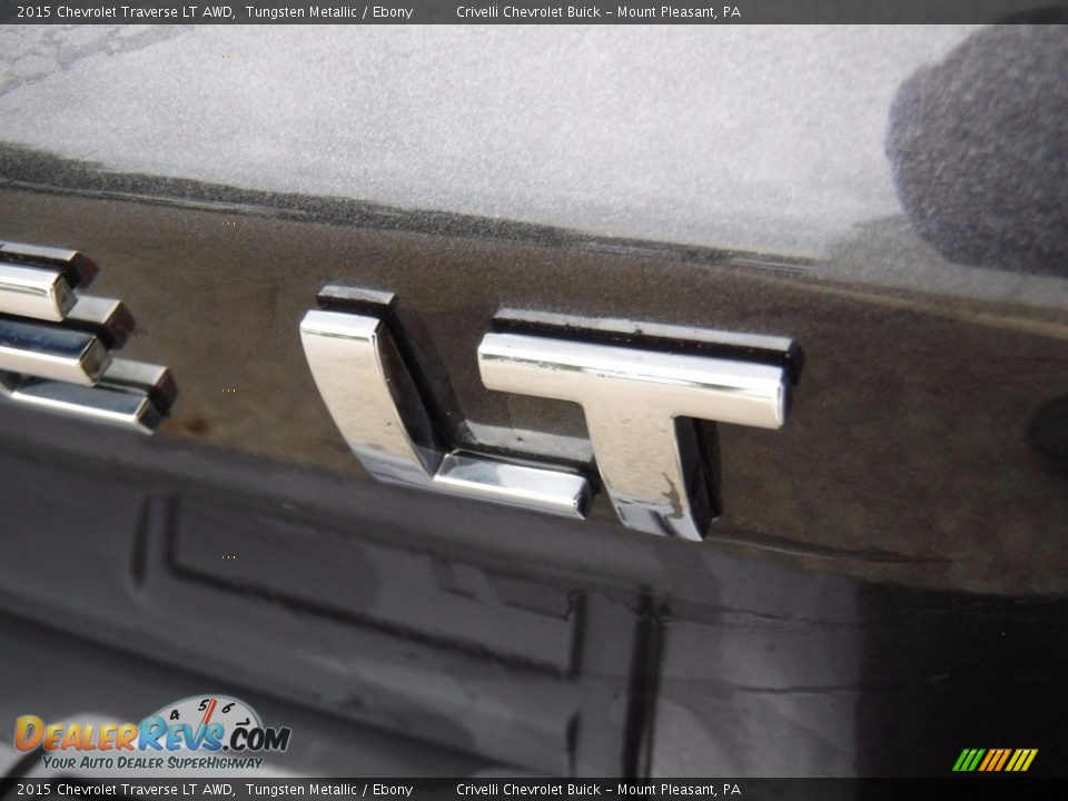 2015 Chevrolet Traverse LT AWD Tungsten Metallic / Ebony Photo #8