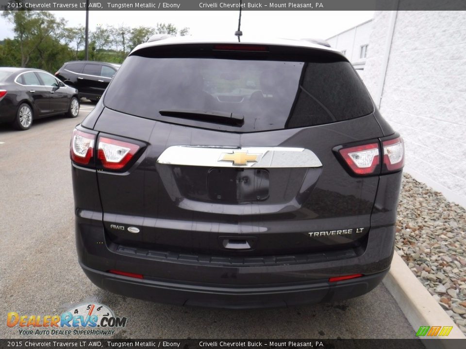 2015 Chevrolet Traverse LT AWD Tungsten Metallic / Ebony Photo #9