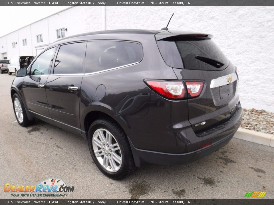 2015 Chevrolet Traverse LT AWD Tungsten Metallic / Ebony Photo #10