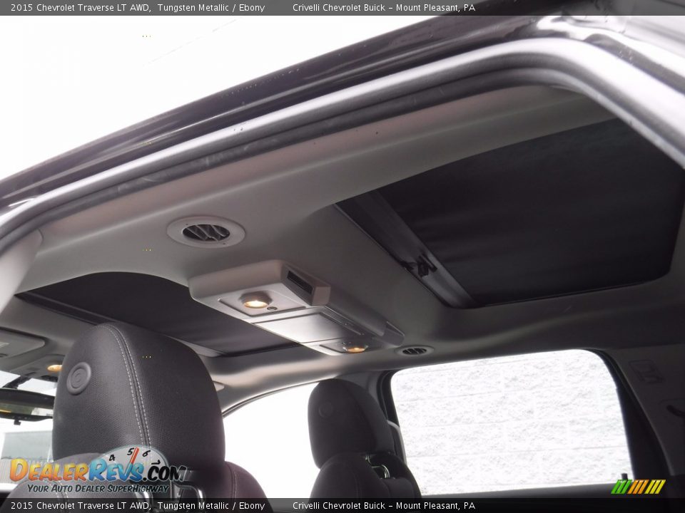 2015 Chevrolet Traverse LT AWD Tungsten Metallic / Ebony Photo #13
