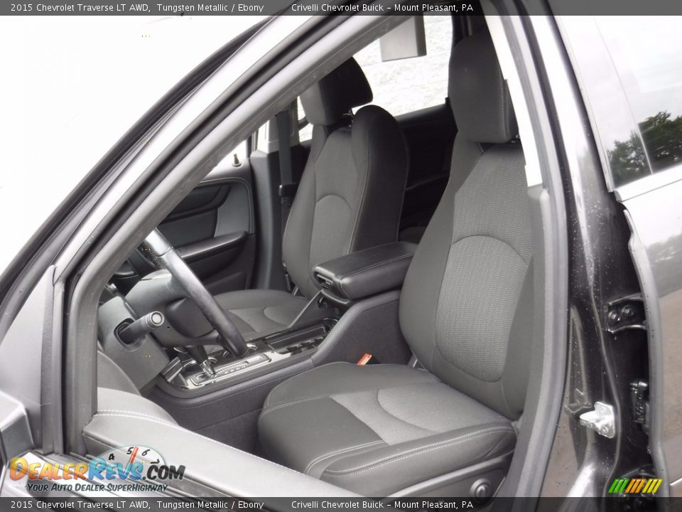 2015 Chevrolet Traverse LT AWD Tungsten Metallic / Ebony Photo #16