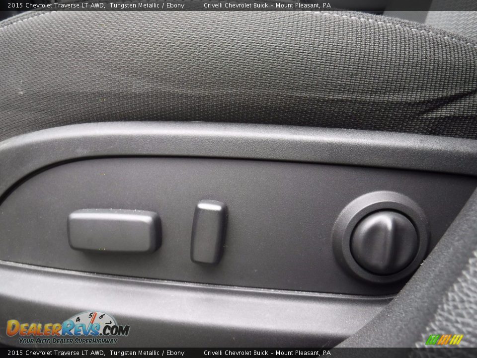 2015 Chevrolet Traverse LT AWD Tungsten Metallic / Ebony Photo #17