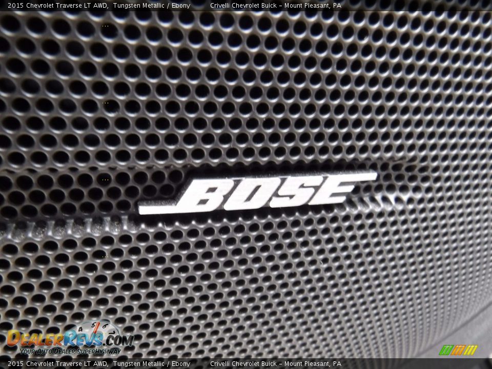 2015 Chevrolet Traverse LT AWD Tungsten Metallic / Ebony Photo #20
