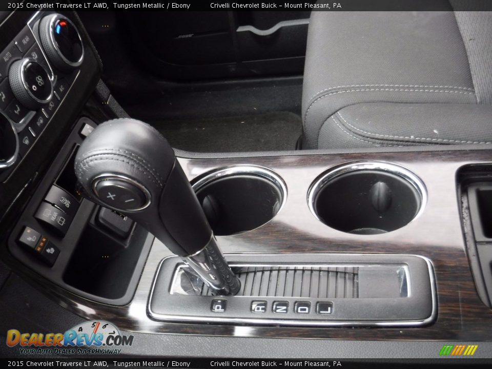 2015 Chevrolet Traverse LT AWD Tungsten Metallic / Ebony Photo #24