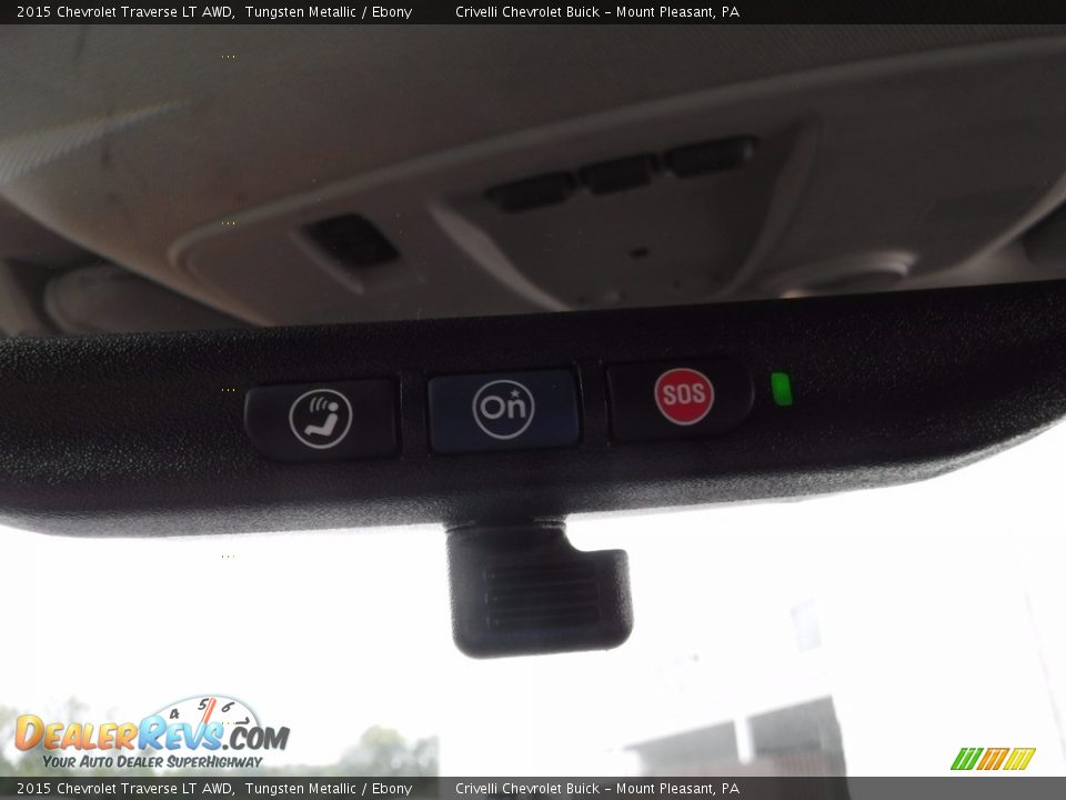 2015 Chevrolet Traverse LT AWD Tungsten Metallic / Ebony Photo #25