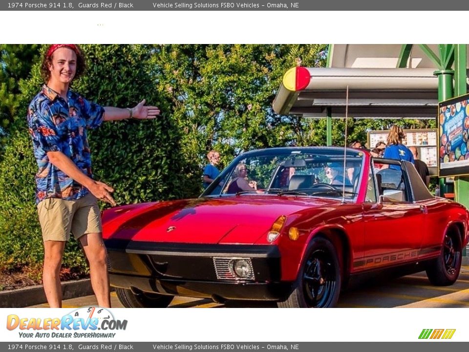 1974 Porsche 914 1.8 Guards Red / Black Photo #2