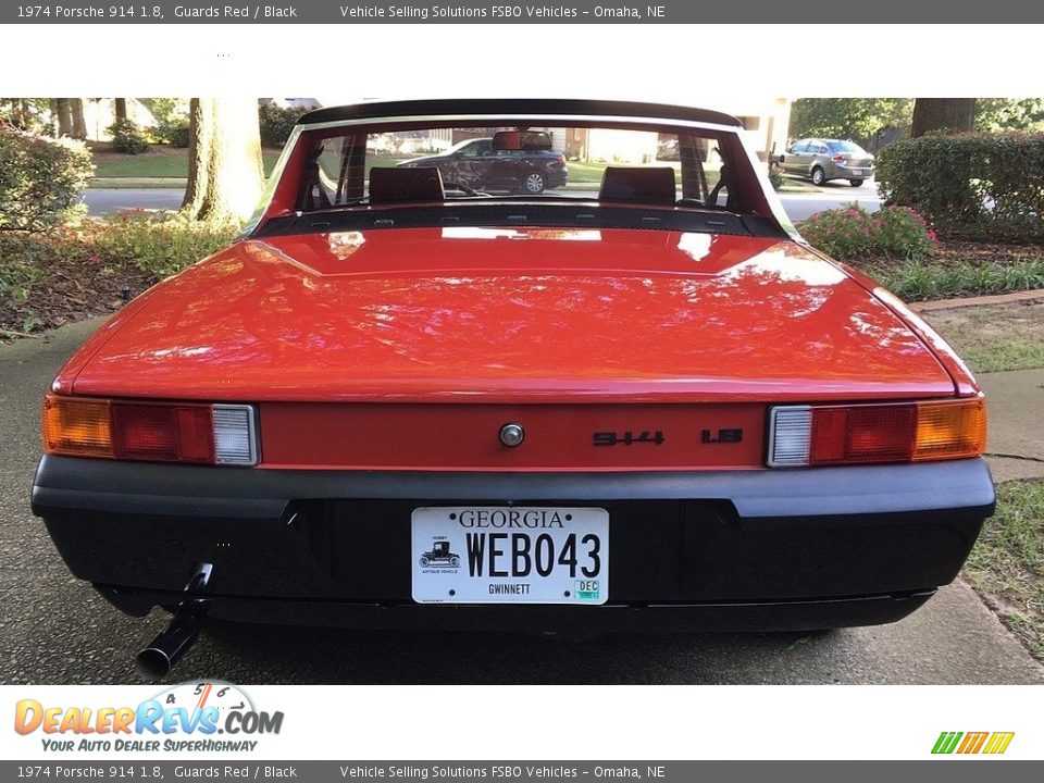 1974 Porsche 914 1.8 Guards Red / Black Photo #6