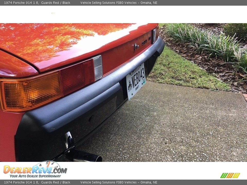 1974 Porsche 914 1.8 Guards Red / Black Photo #13