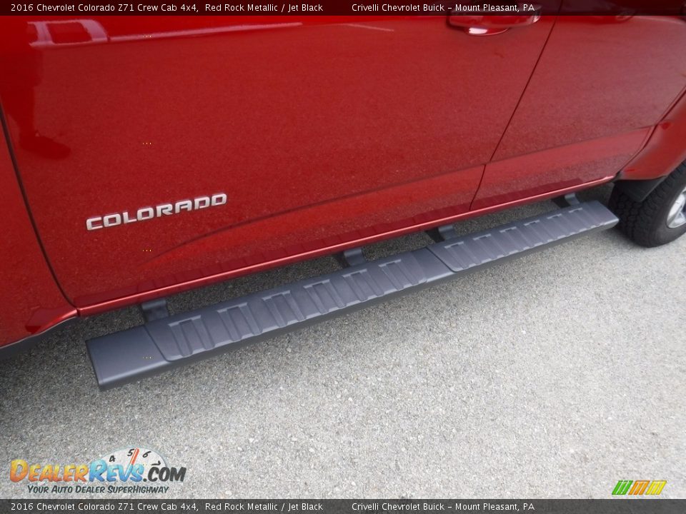 2016 Chevrolet Colorado Z71 Crew Cab 4x4 Red Rock Metallic / Jet Black Photo #3