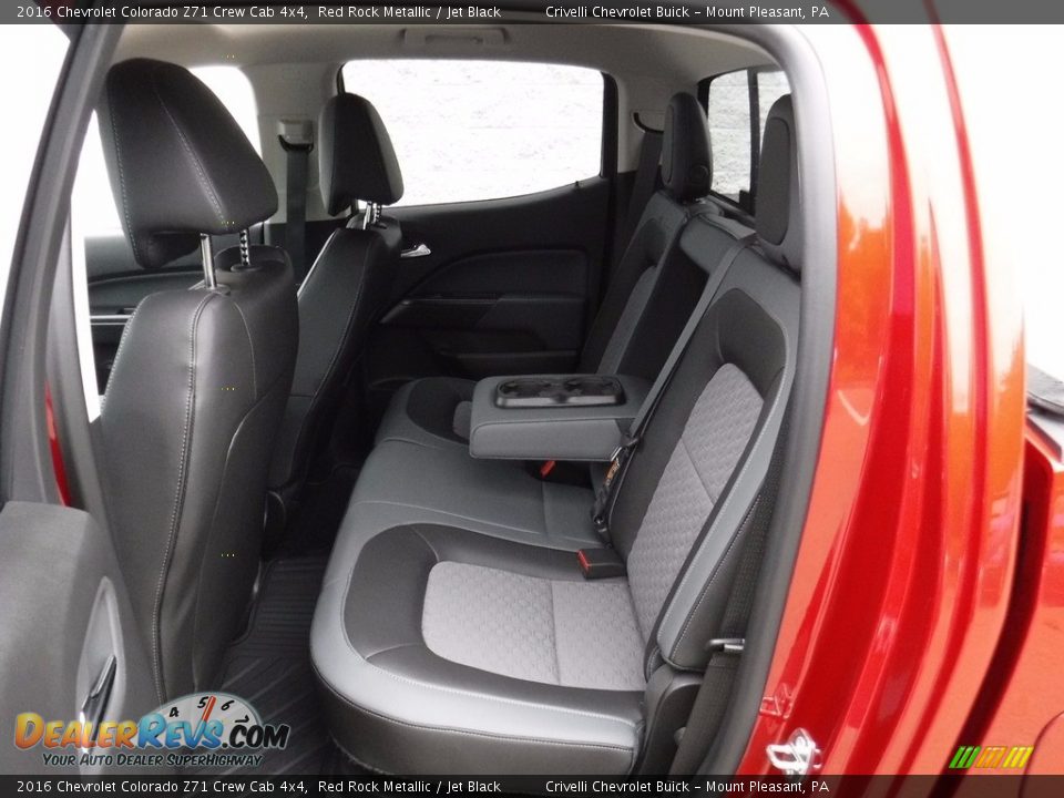 2016 Chevrolet Colorado Z71 Crew Cab 4x4 Red Rock Metallic / Jet Black Photo #32